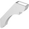 Ekena Millwork 3-in. W x 18-in. D x 24-in. H Olympic Architectural Grade PVC Knee Brace BRCP03X18X24OLY - alternate 6